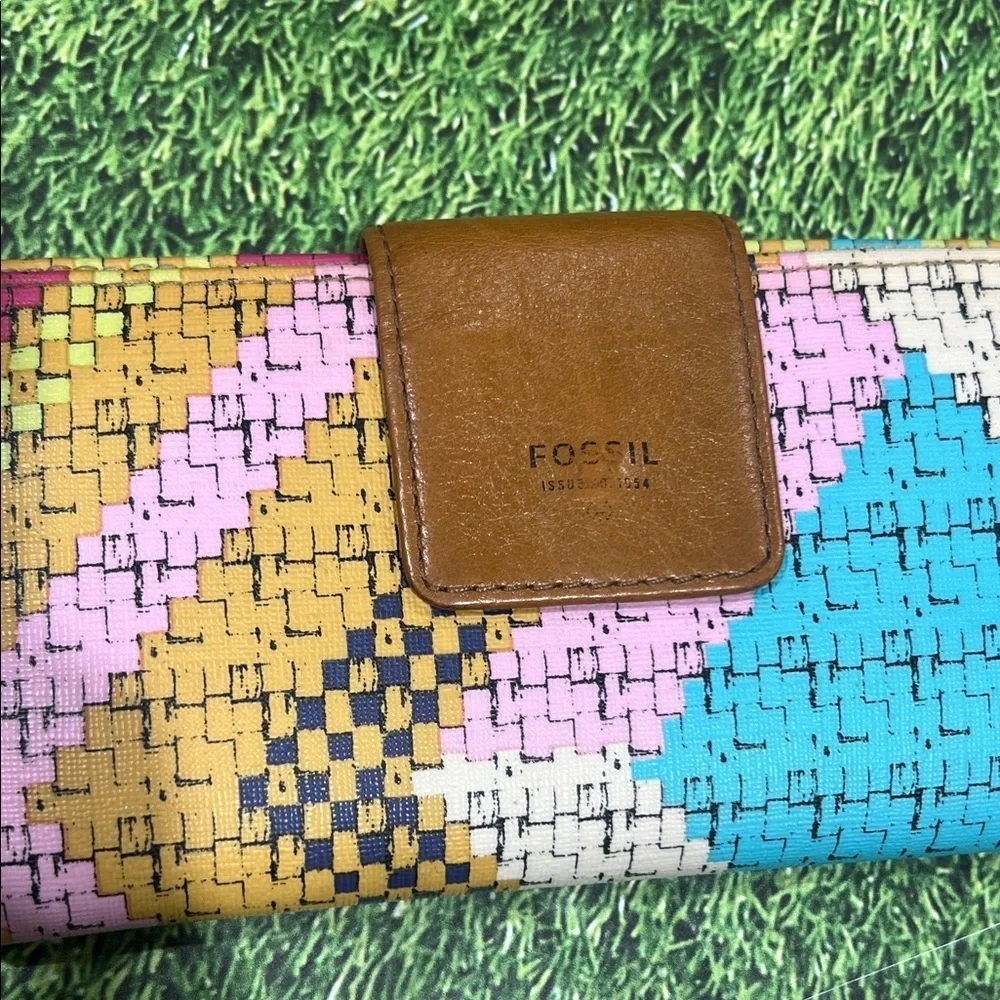 Fossil‎ Colorful Geometric Women's Wallet